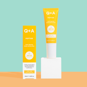 Q+A Peptide SPF 50 anti-ageing daily sunscreen 50ml