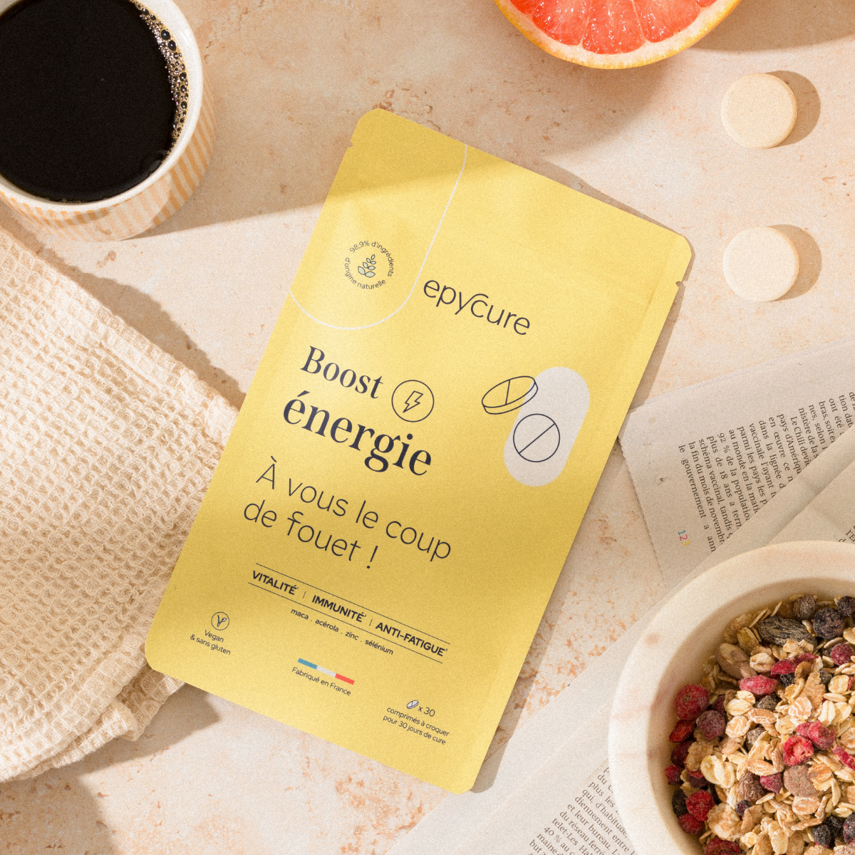 Epycure Energy boost 30 vegan tablets