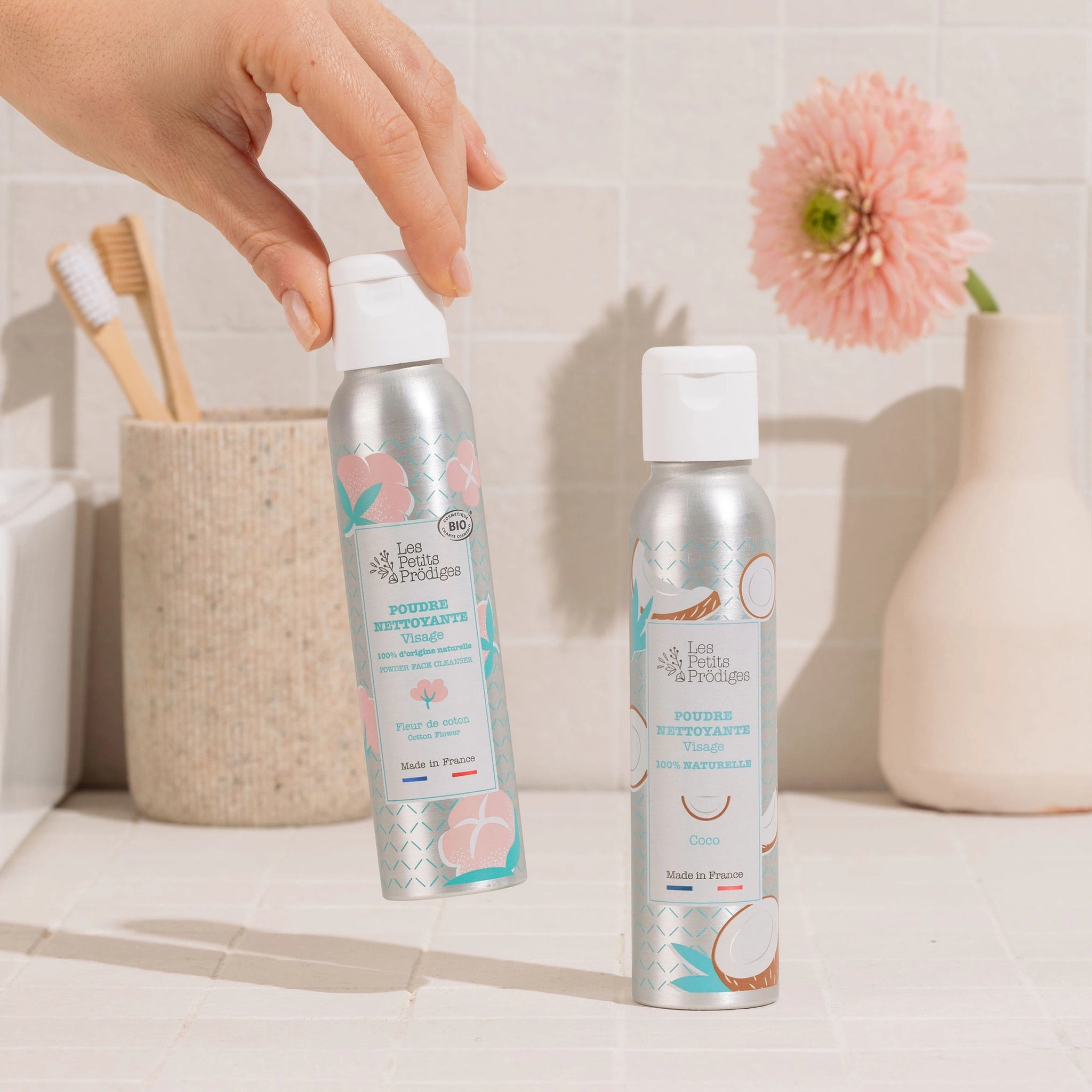 Les Petits Prödiges Cotton flower facial cleansing powder 25g