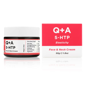 Q+A 5-HTP face & neck cream 50g