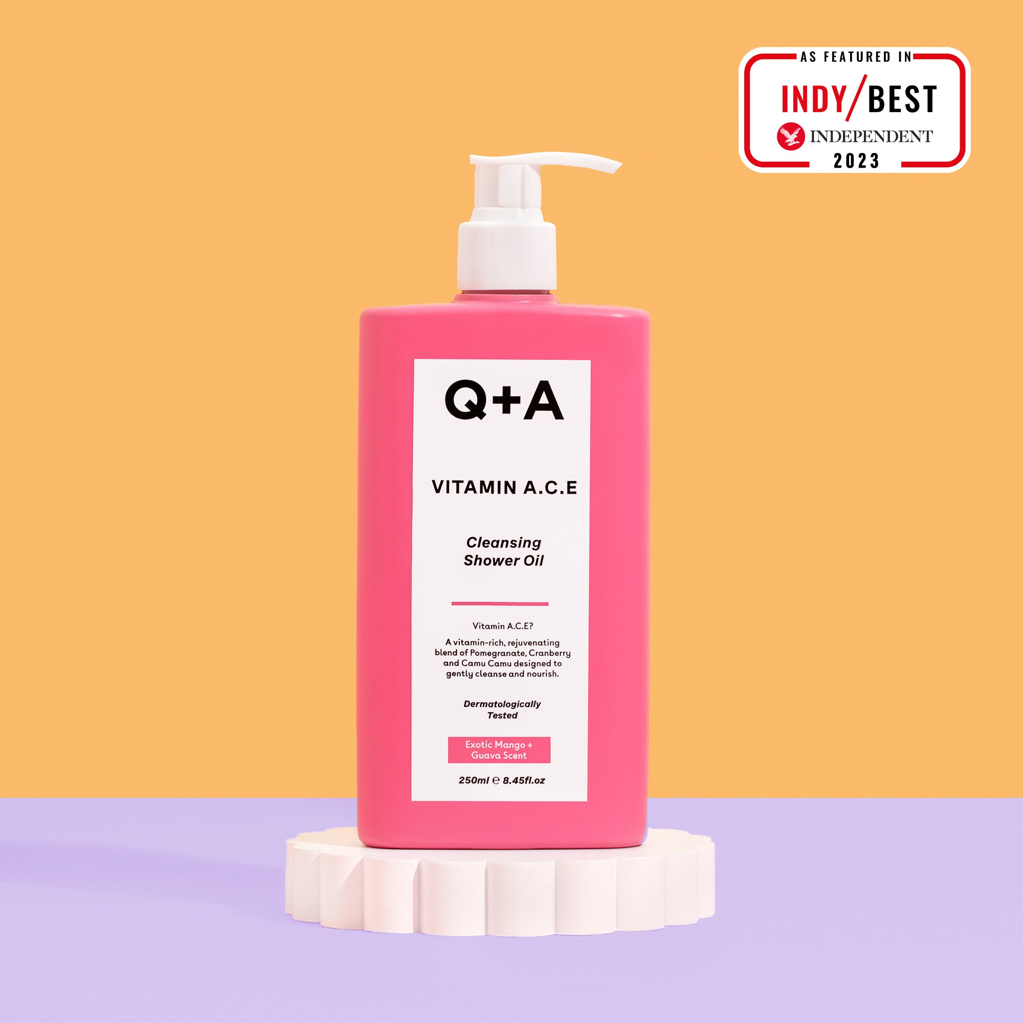 Q+A Vitamin A.C.E. warming gel mask 75ml