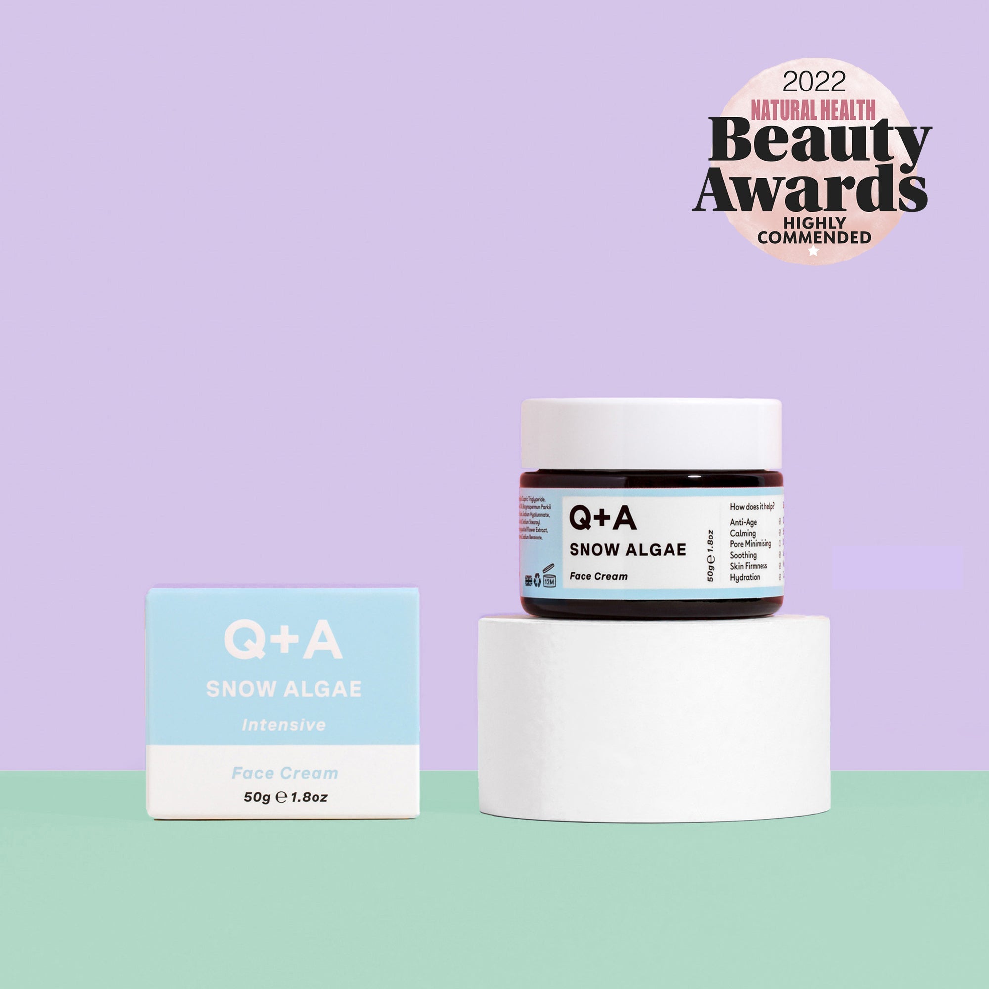 Q+A Squalane SPF 50 hydrating daily sunscreen 50ml