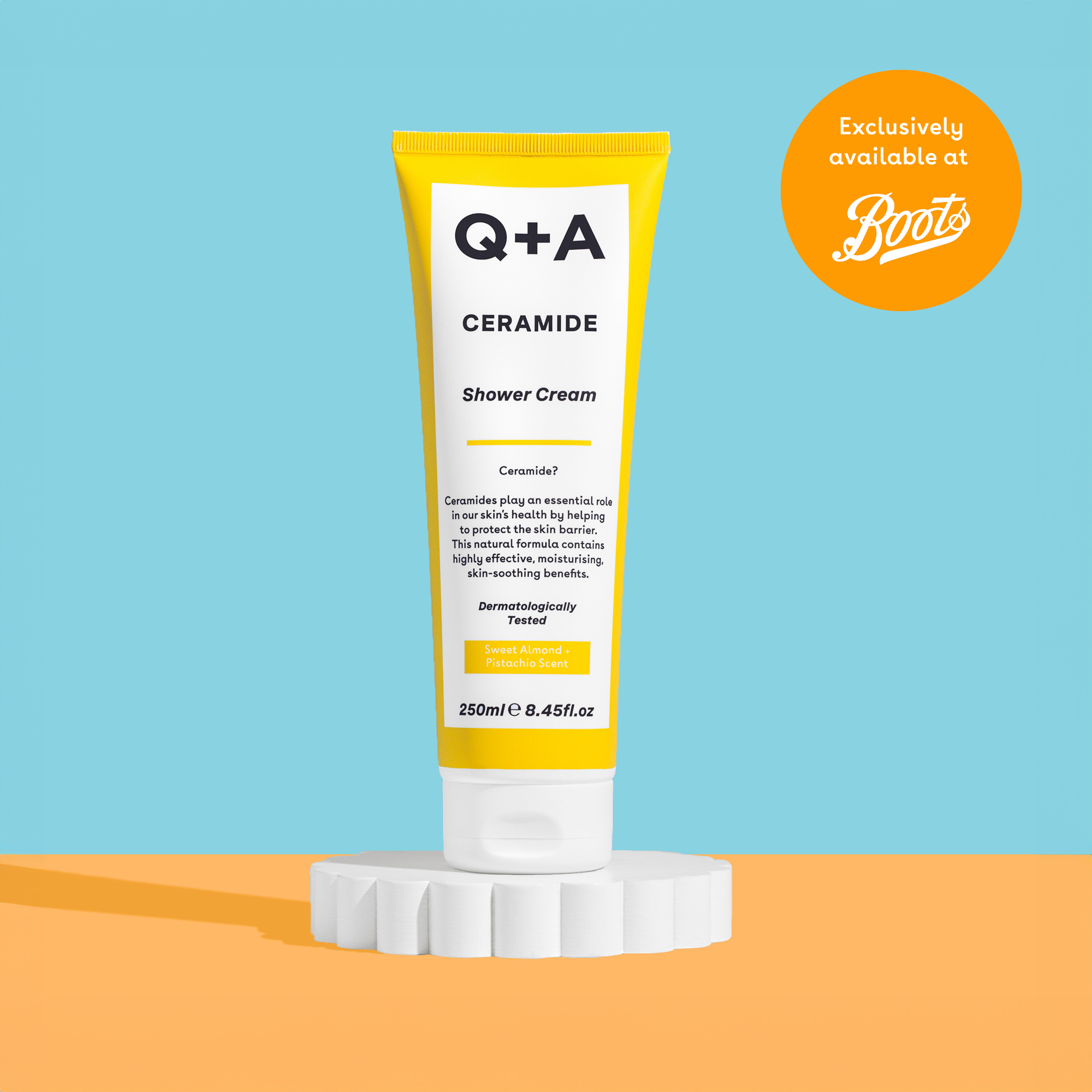 Q+A Ceramide shower cream 250ml