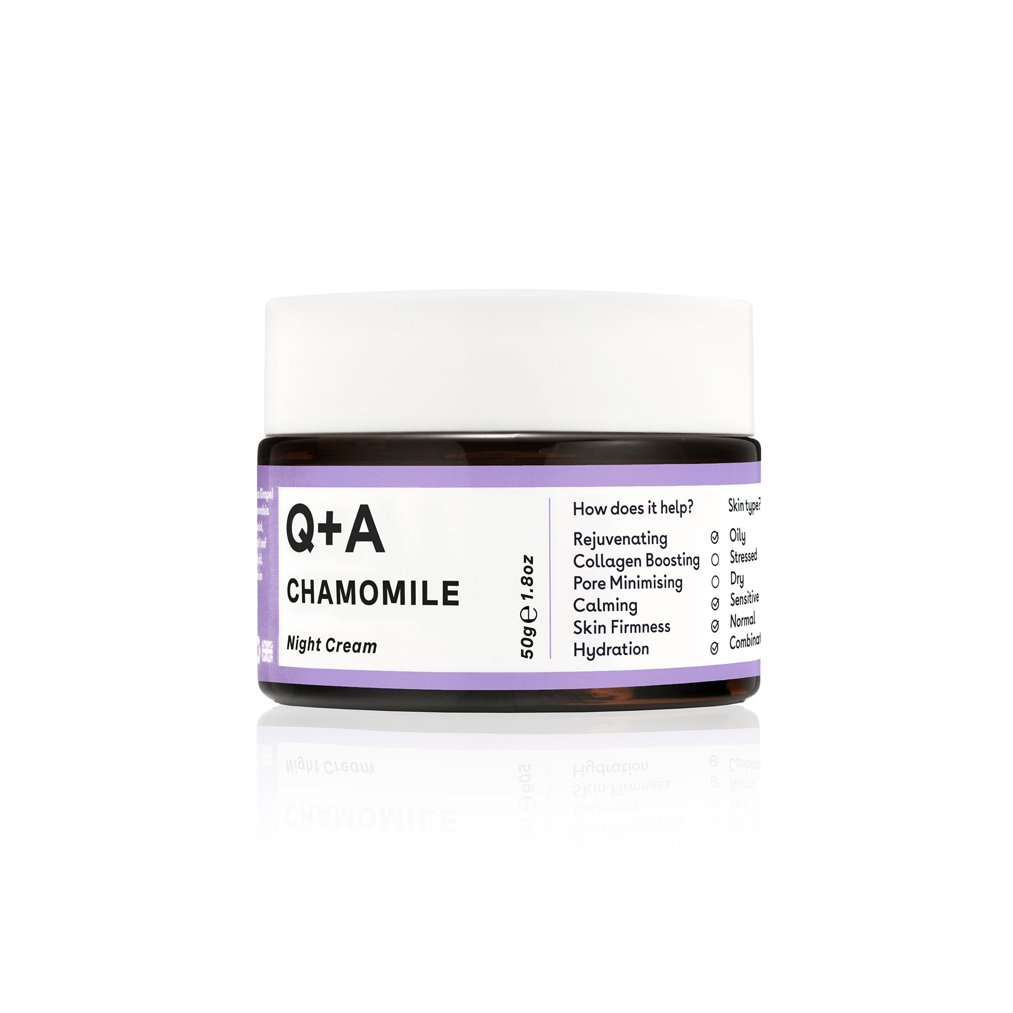 Q+A Chamomile night cream 50g