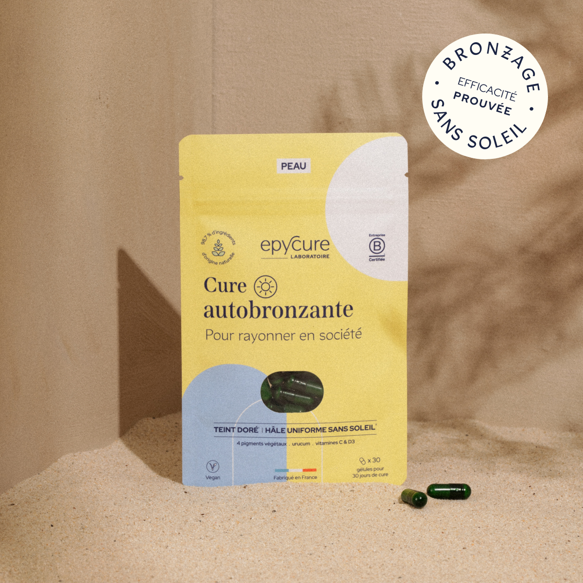 Epycure Self-tanning cure 30 ampoules of 10ml