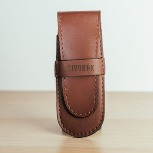 Bivouak Paris Leather safety razor case