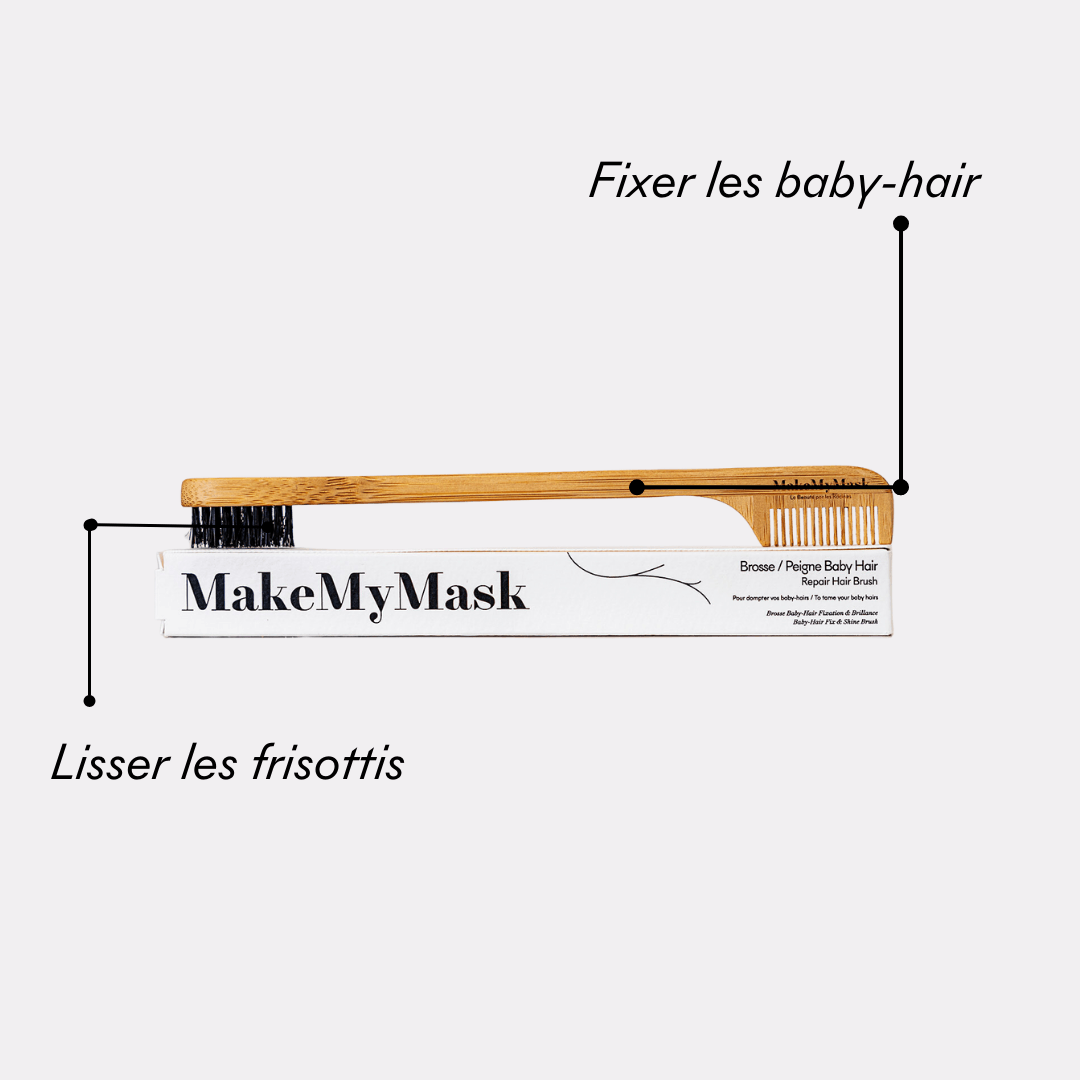 Make My Mask Double baby-hair comb