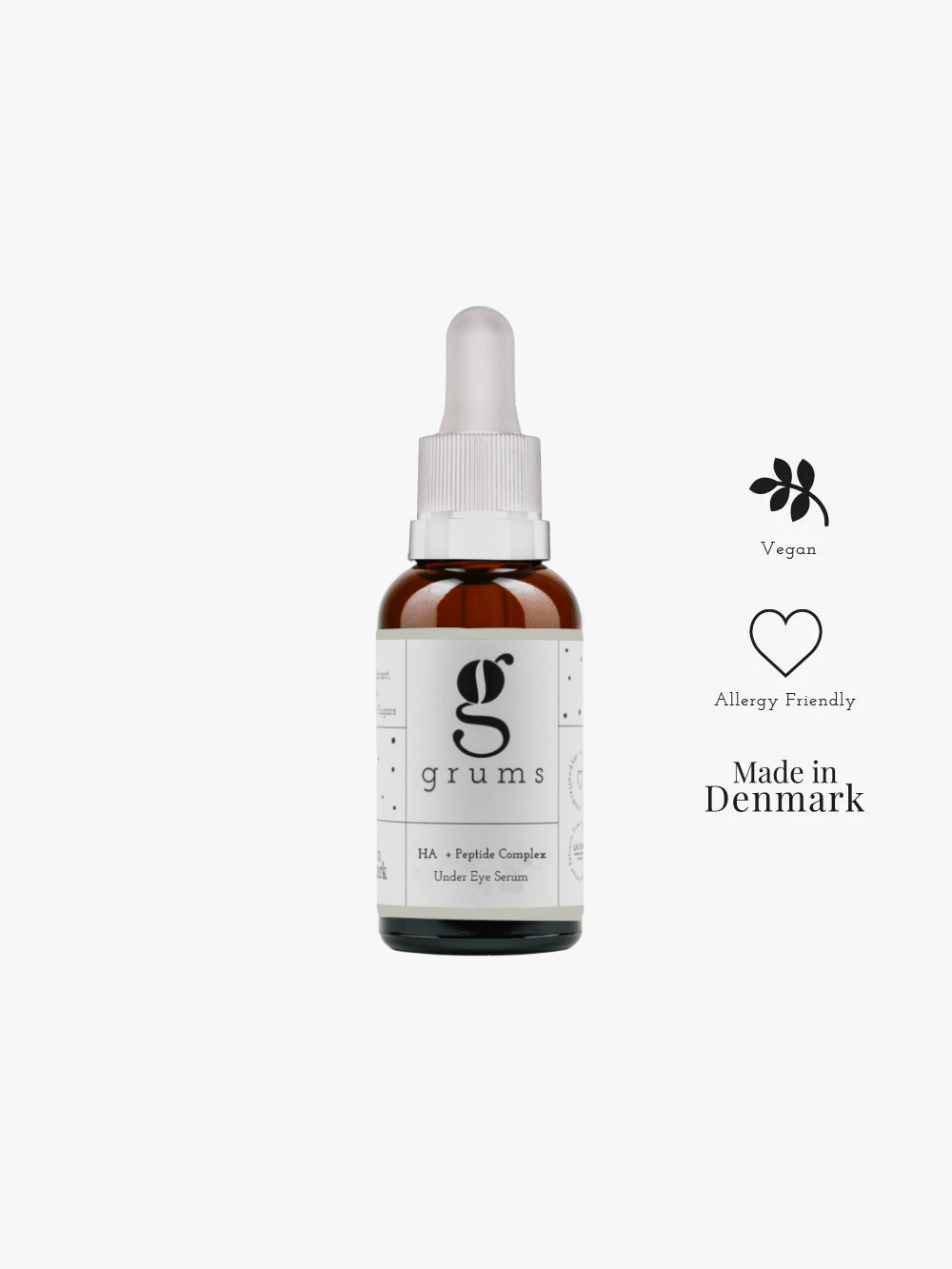 Grums Aarhus Grums Ha + peptide complex under eye serum 15ml