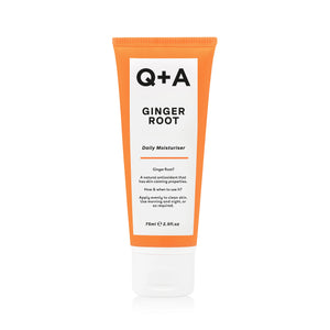 Q+A Ginger root daily moisturiser 75ml