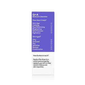 Q+A Glycolic acid daily toner 100ml
