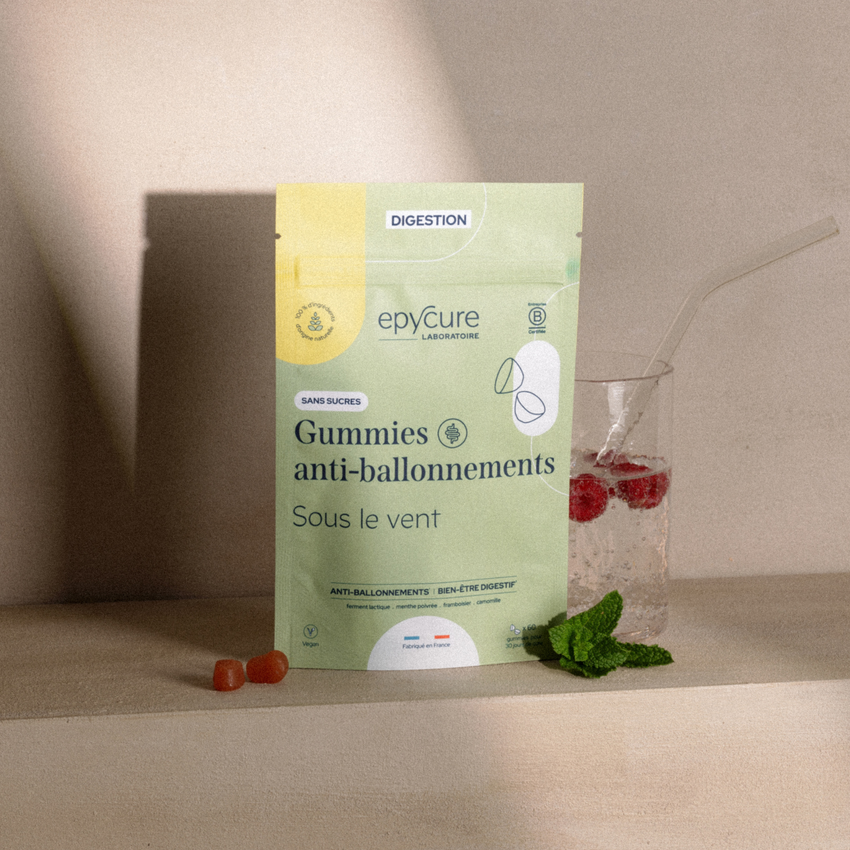 Epycure Anti-ballooning gummies 60 vegan gummies