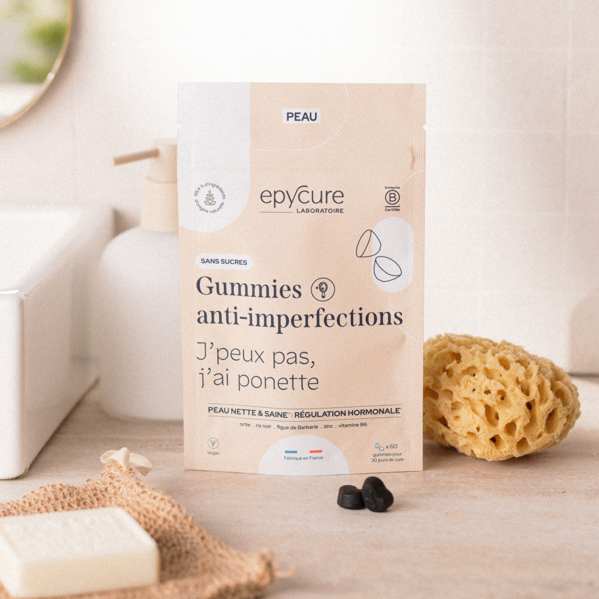Epycure Anti-blemish gummies 60 vegan gummies