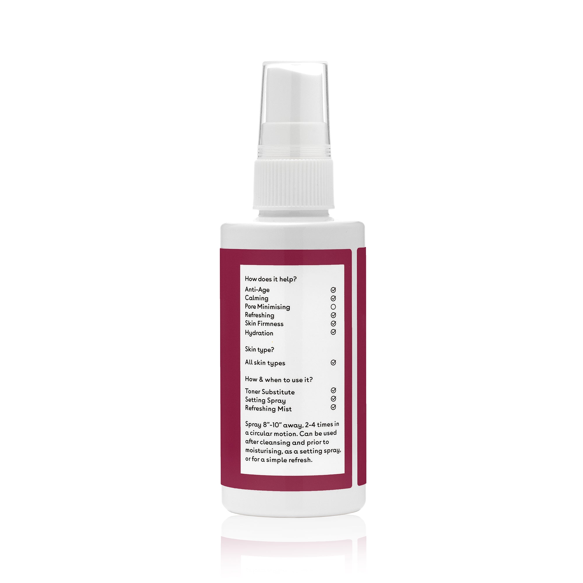 Q+A Hyaluronic acid face mist 100ml