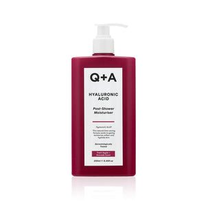 Q+A Hyaluronic acid post-shower moisturiser 250ml
