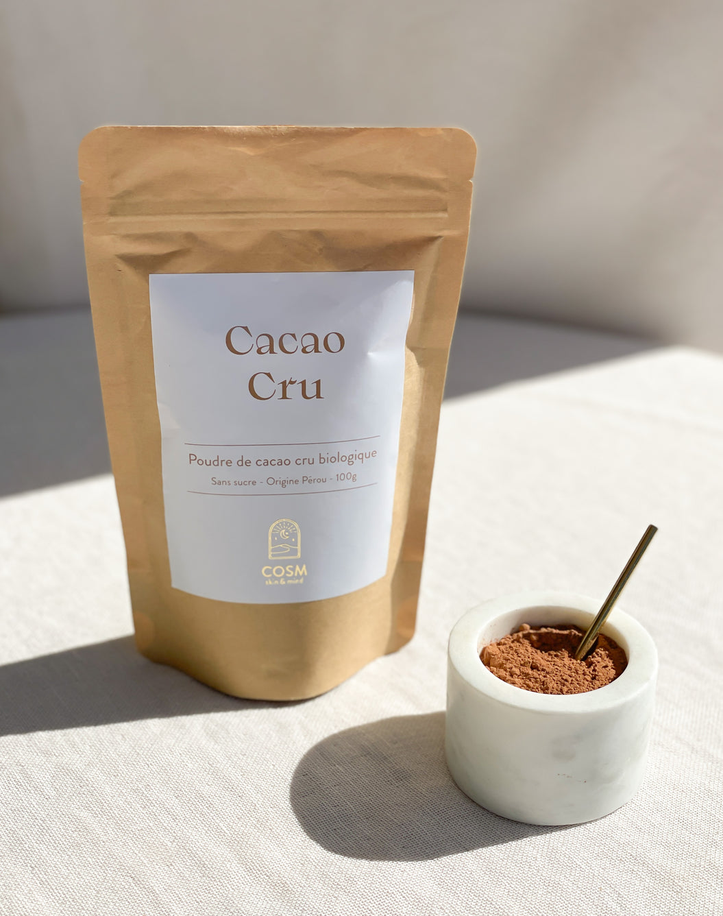 Cosm skin & mind Le cacao cru 100g