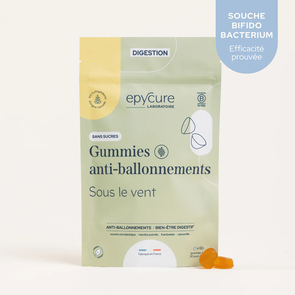 Gummies anti-ballonnements