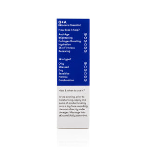 Q+A Retinol facial serum 30ml