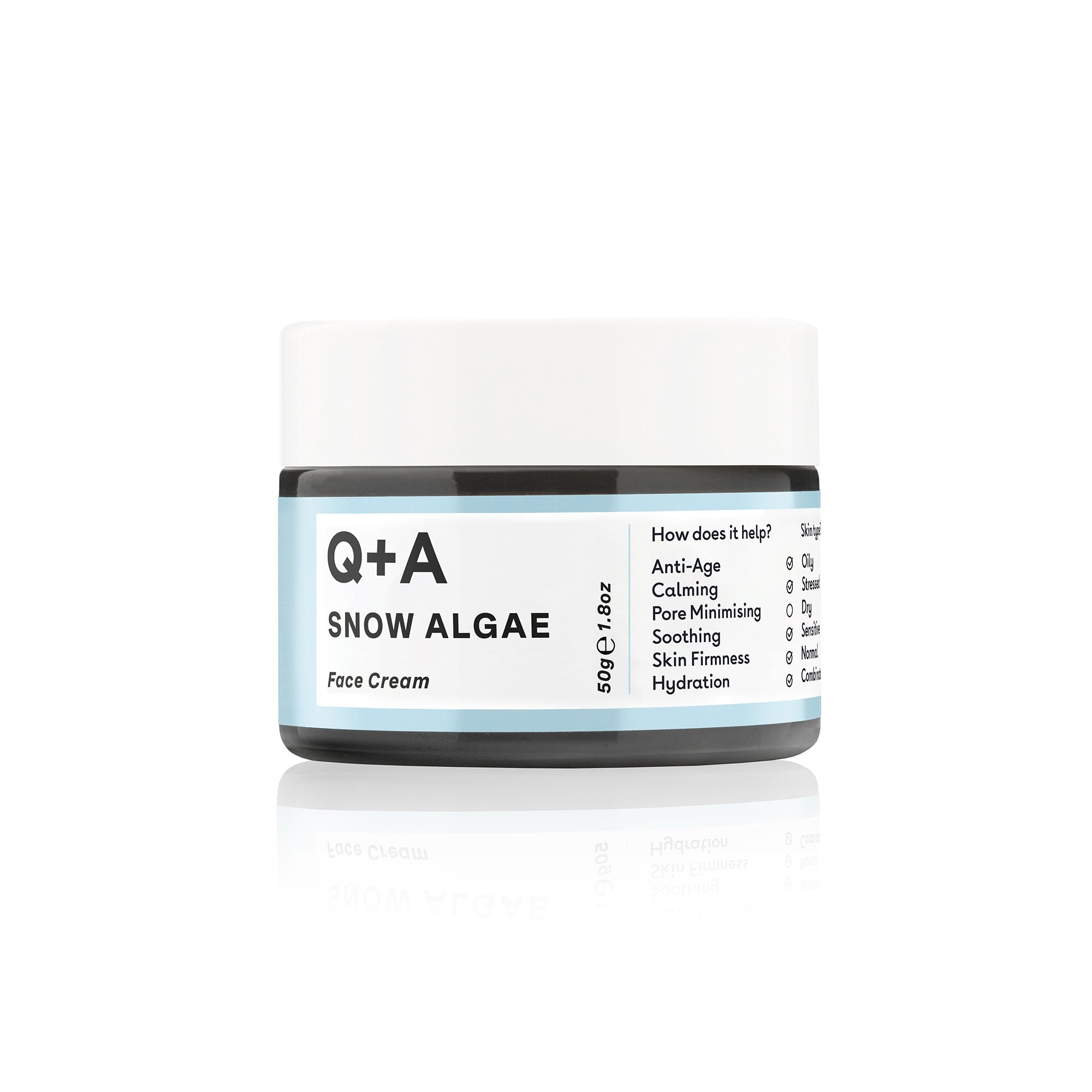 Q+A Squalane SPF 50 hydrating daily sunscreen 50ml
