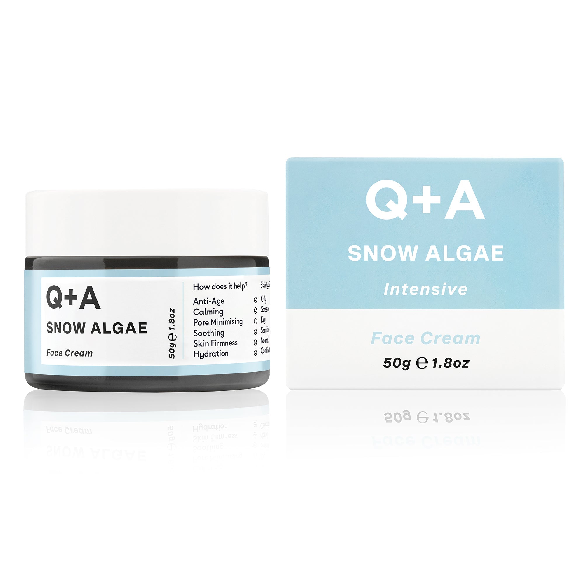 Q+A Squalane SPF 50 hydrating daily sunscreen 50ml
