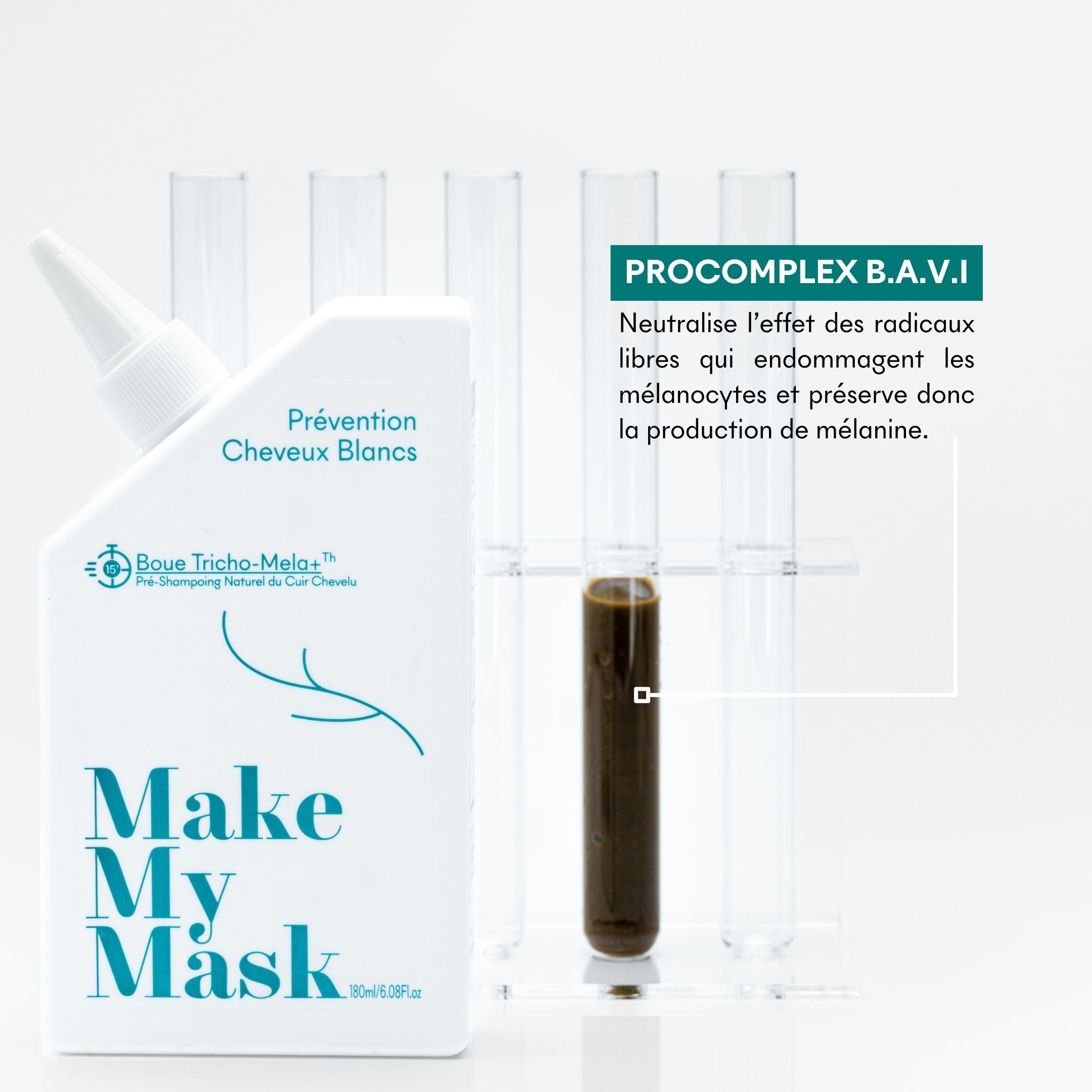 Make My Mask Mud tricho-mela + prevention of gray hair 180ml