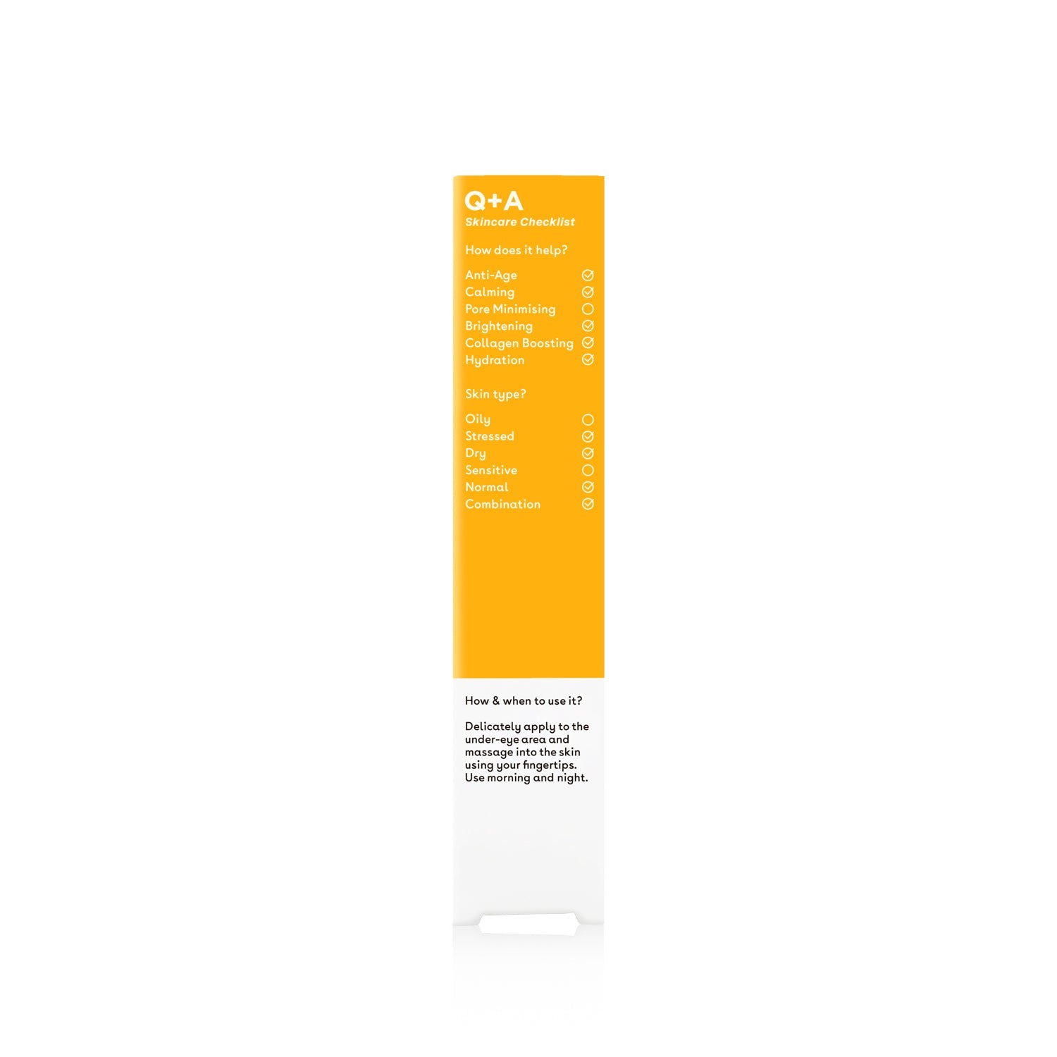 Q+A Vitamin C radiance face cream 50g