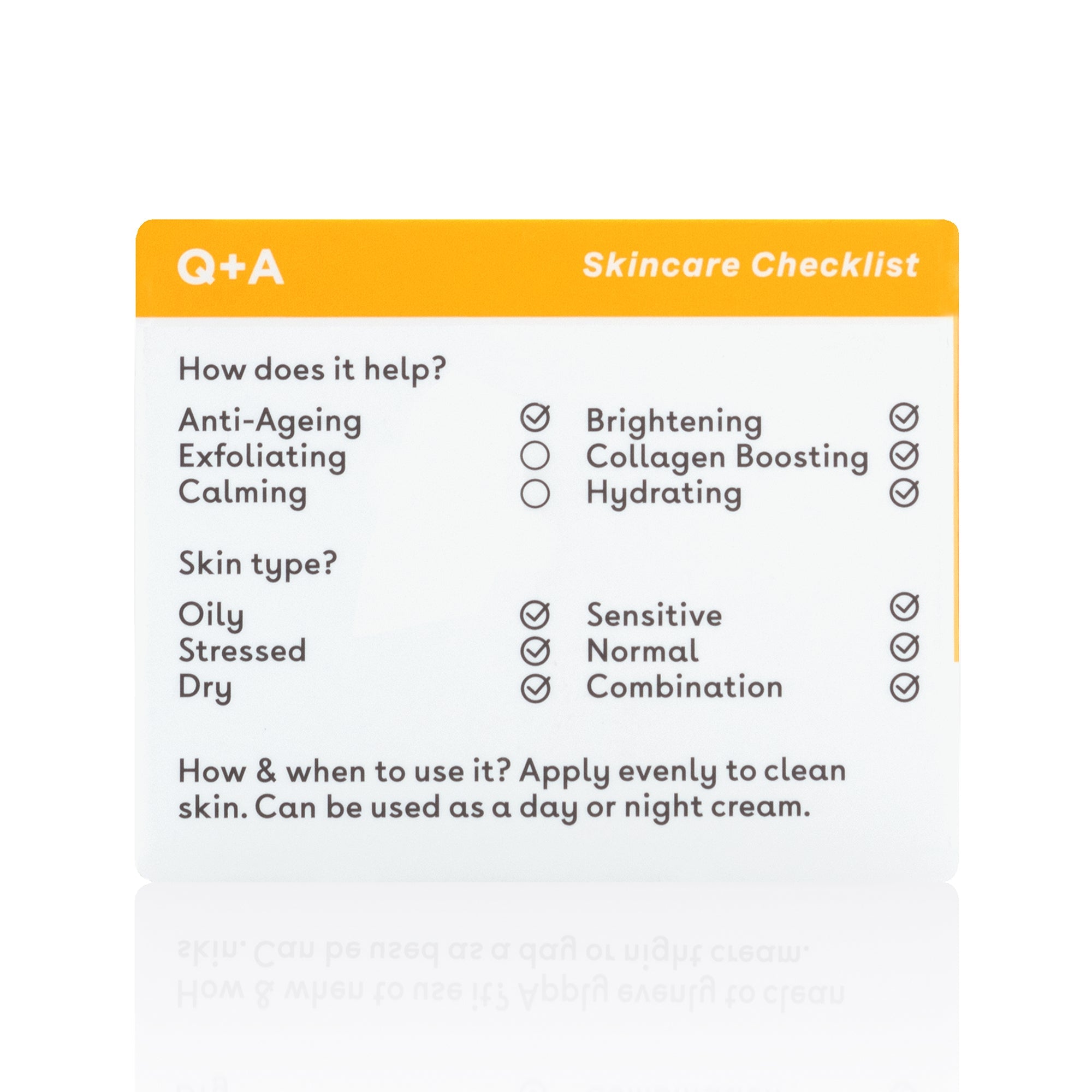 Q+A Zinc PCA daily moisturiser 75ml