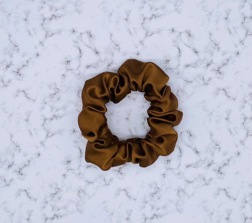 Make My Mask Satin scrunchie