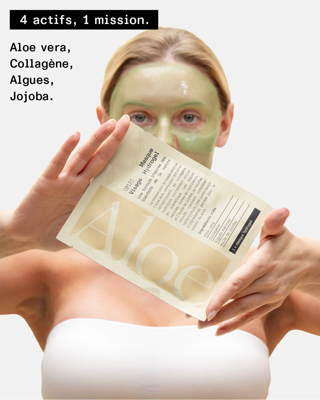 Aloe Paris Hydrating hydrogel face mask 28g