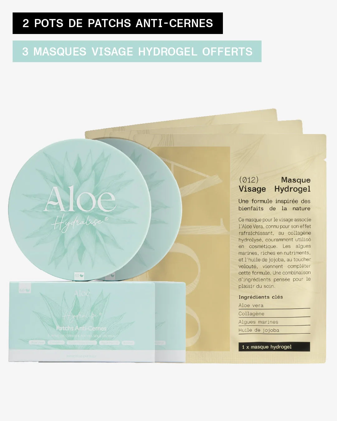 Aloe Paris Hydralise Concealer Patches 30 patchs
