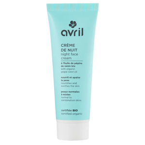 Avril Beauté Crème de nuit peaux normales et mixtes