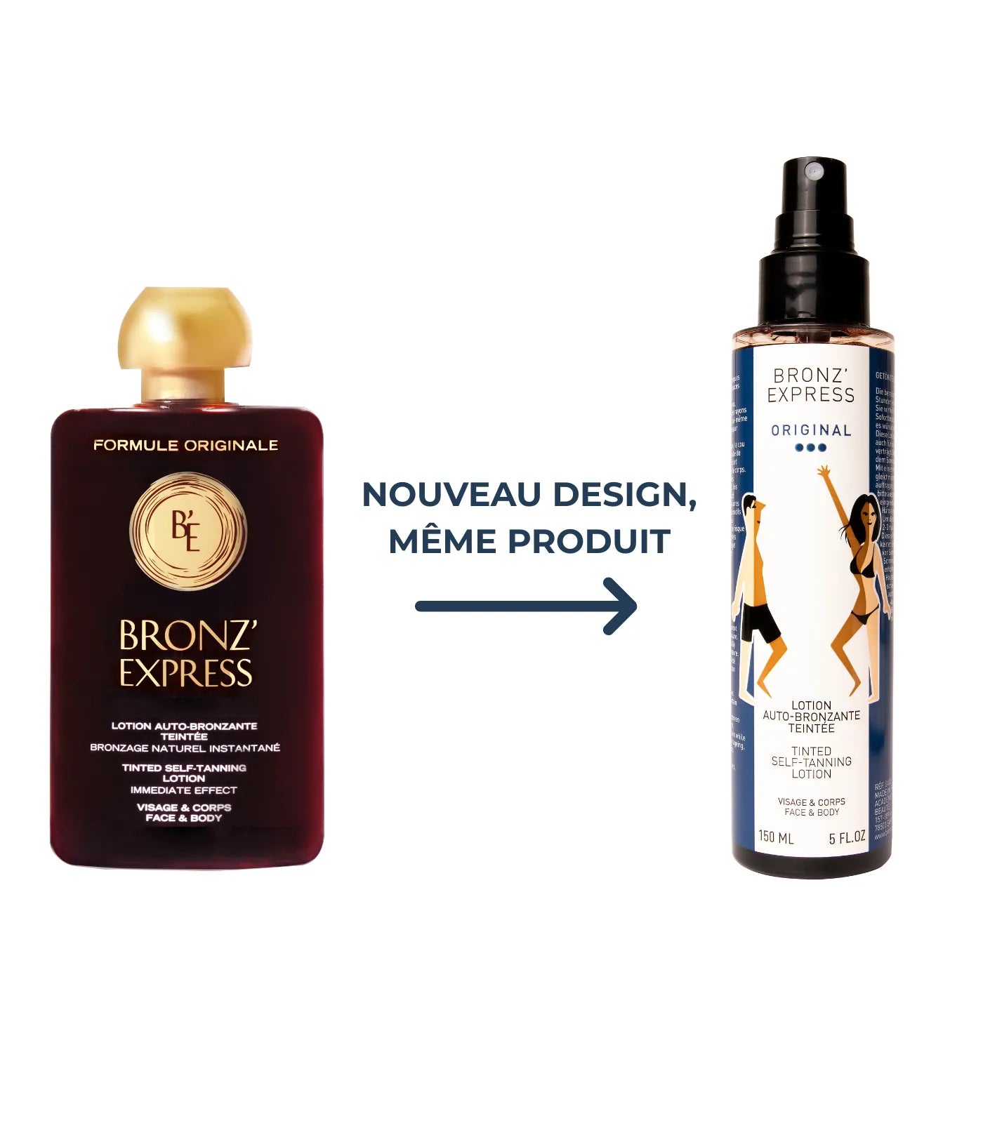Bronz'express Lotion Autobronzante non teintée 150ml