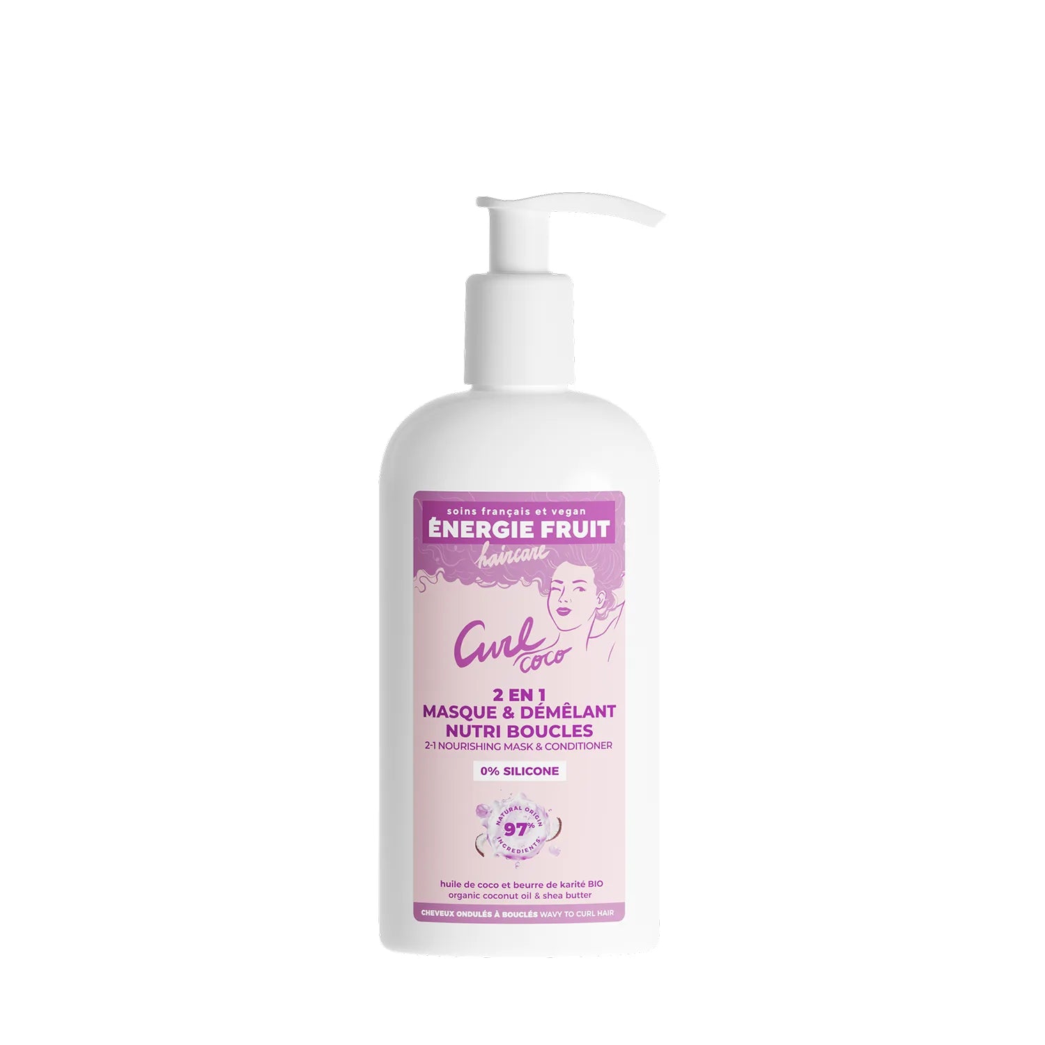 Energie Fruit 2-IN-1 COCO CURL NOURISHING CURL MASK - SILICONE-FREE 300ml