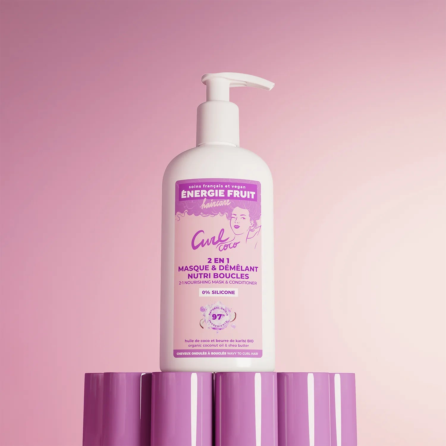 Energie Fruit 2-IN-1 COCO CURL NOURISHING CURL MASK - SILICONE-FREE 300ml