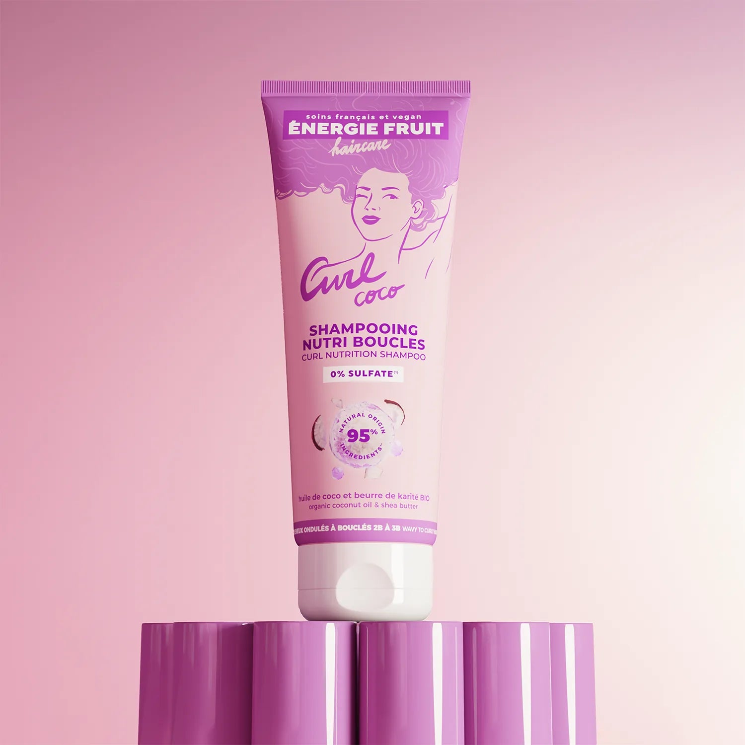 Energie Fruit Nourishing Curl Shampoo - Sulfate-Free 250ml
