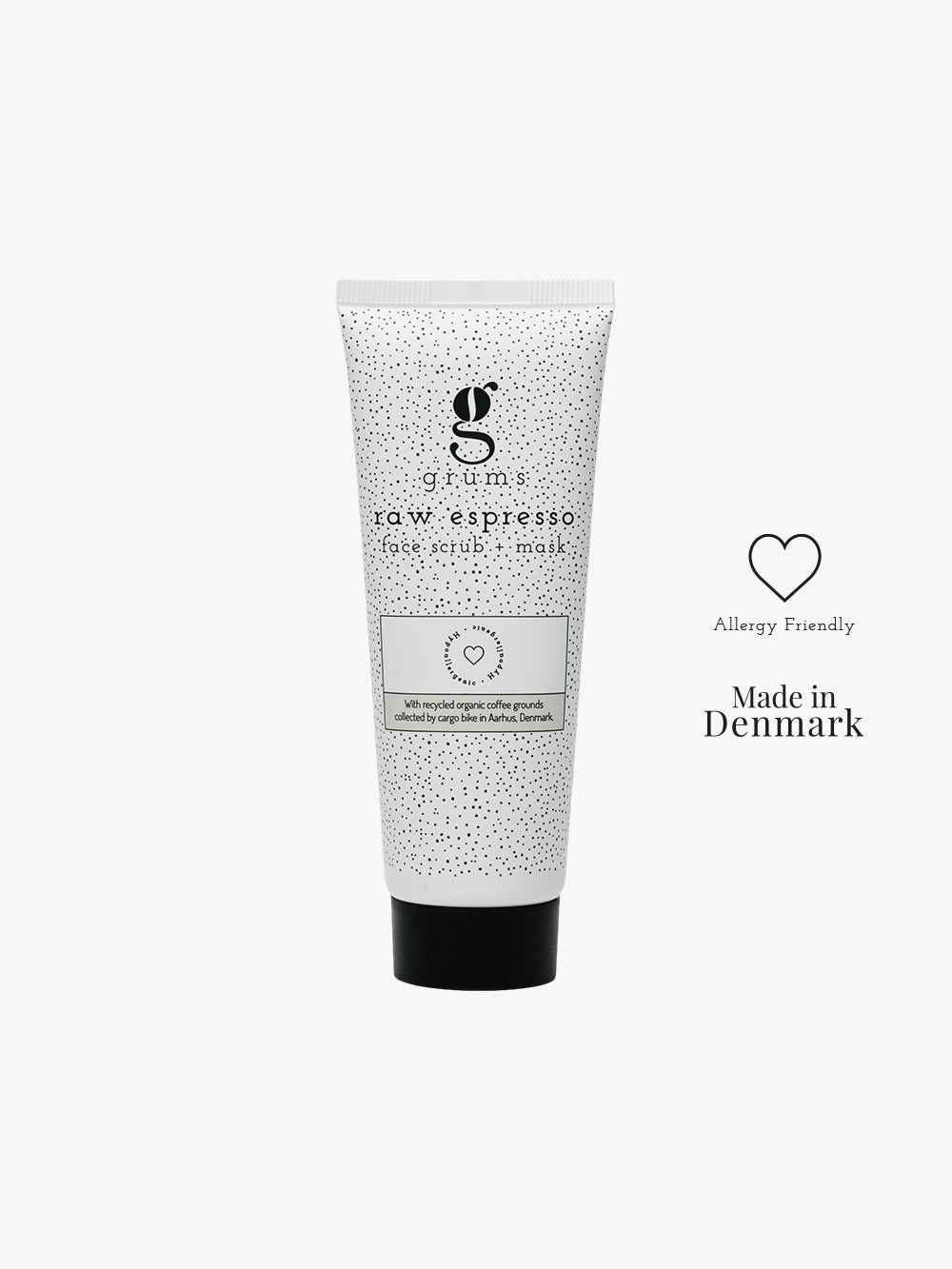 Grums Aarhus Raw espresso face scrub + mask 80ml