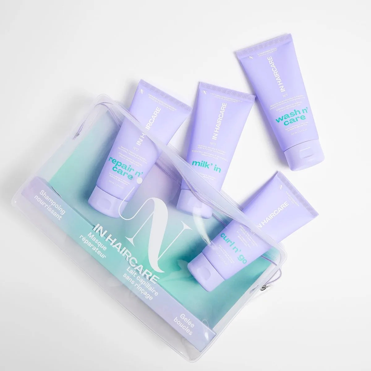 In Haircare Travel n' Go Kit: 4 travel-size essentials