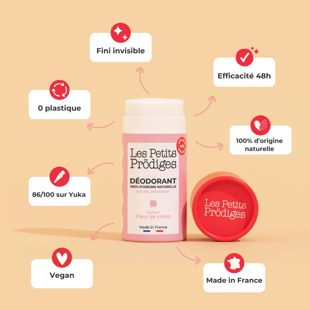 Les Petits Prödiges 48-hour cotton flower deodorant  40g