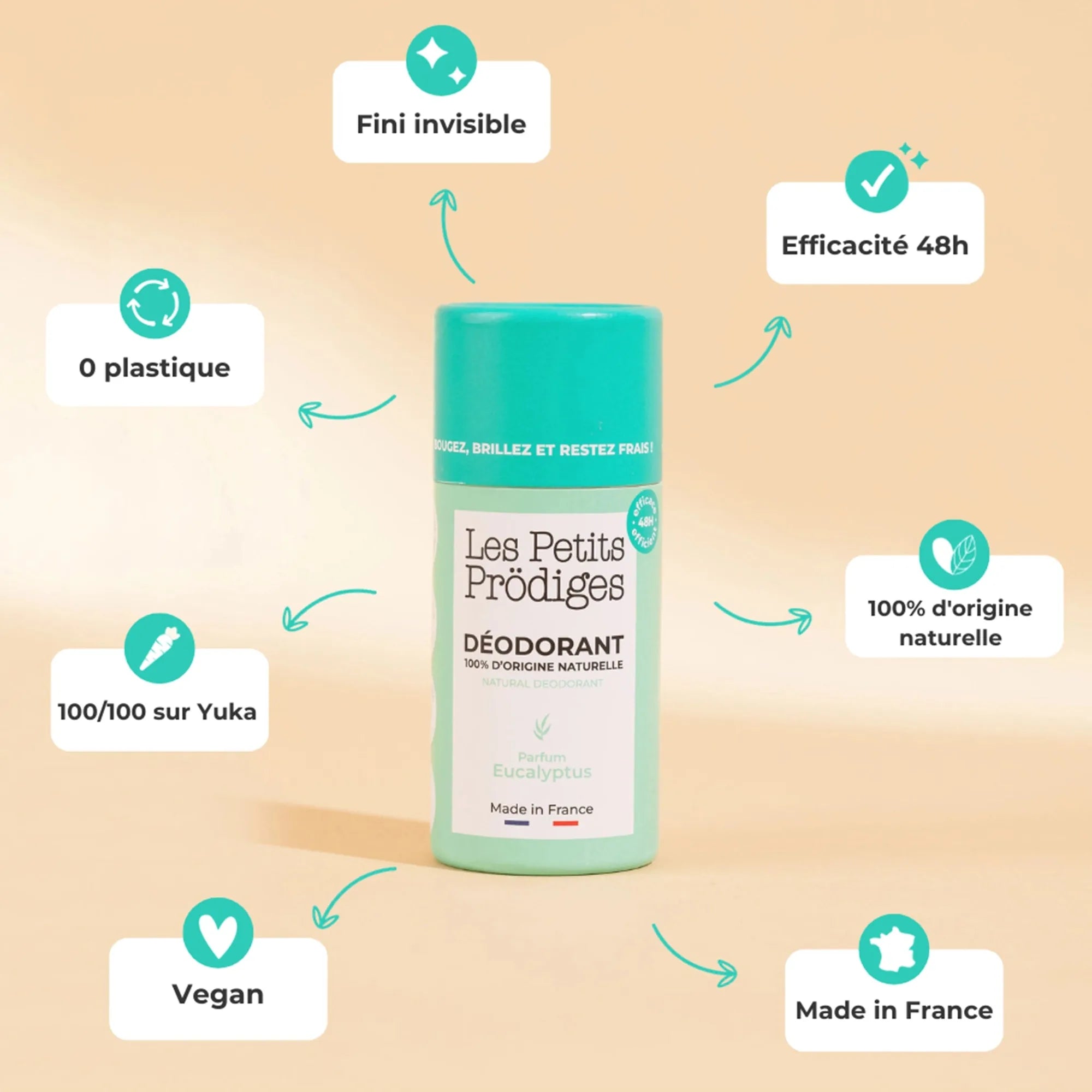 Les Petits Prödiges 48-hour eucalyptus deodorant  40g