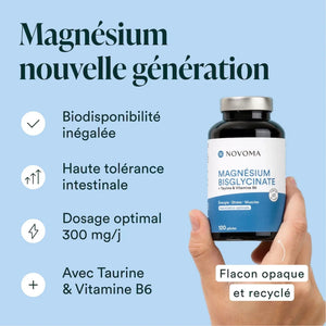 Novoma Magnesium Bisglycinate 120 gélules